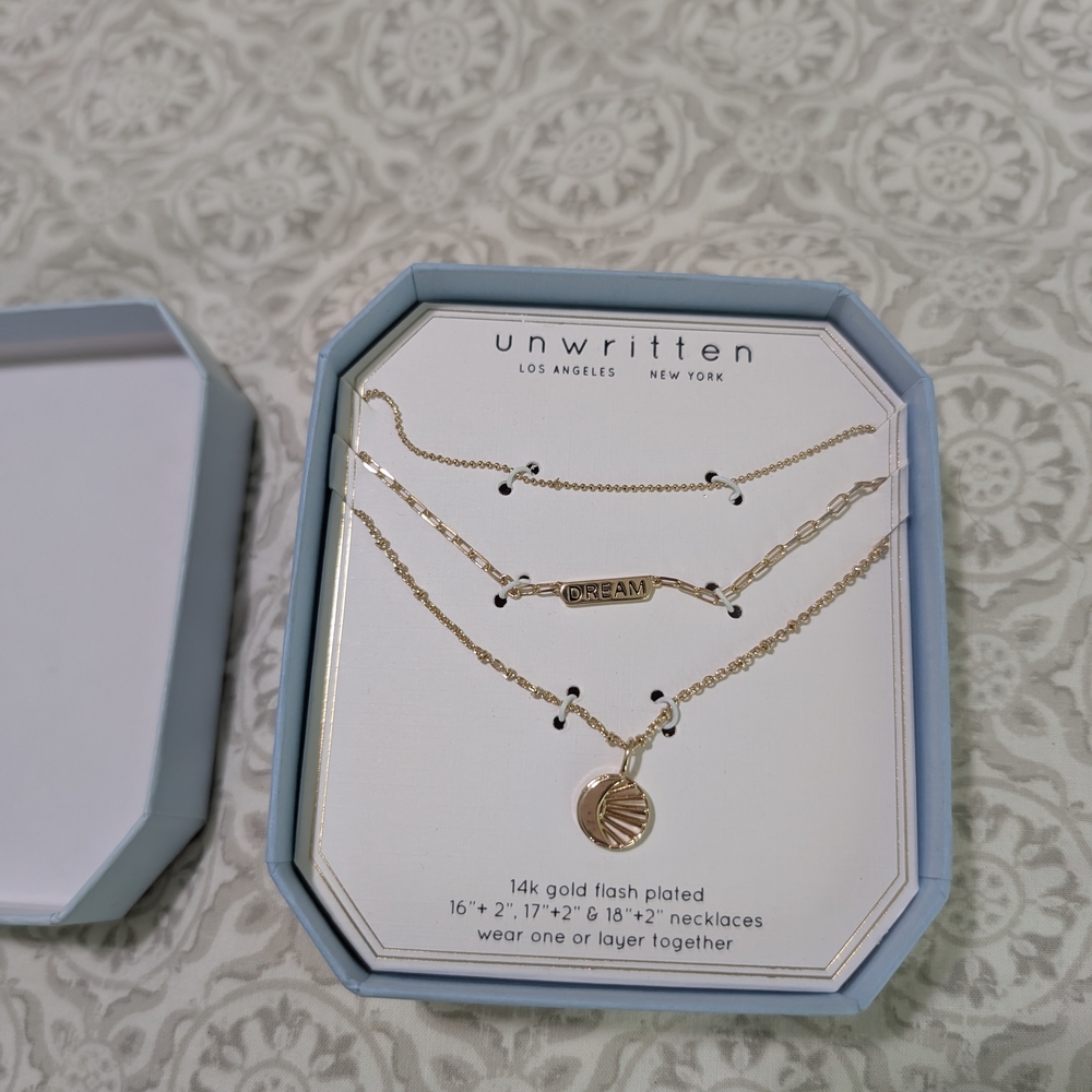 Unwritten Gold and Silver Dream Necklace Set